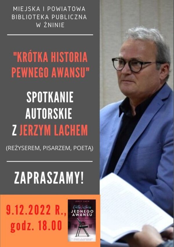 Zapraszamy na spotkanie z Jerzym Lachem