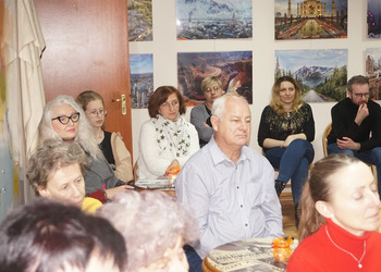 Jerzy Lach w bibliotece