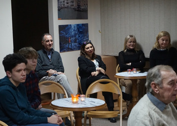 Jerzy Lach w bibliotece