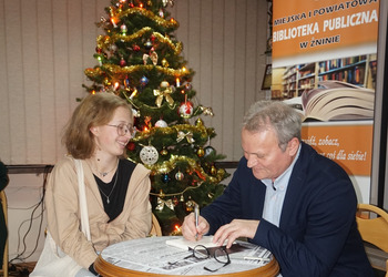 Jerzy Lach w bibliotece