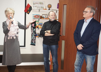 Jerzy Lach w bibliotece