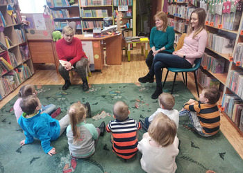 Grupa Zajączki w Bibliotece