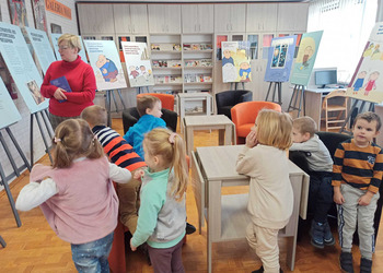 Grupa Zajączki w Bibliotece