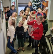 Lekcja biblioteczna dla uczniów Szkoły Podstawowej nr 1 w Żninie