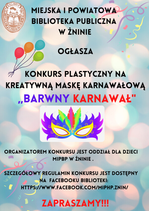 Ogłaszamy konkurs plastyczny dla dzieci 