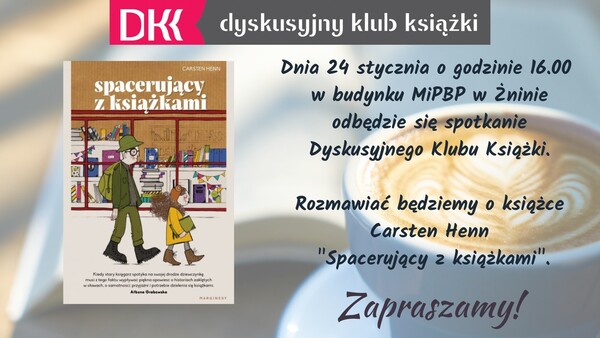 Zapraszamy na spotkanie Dyskusyjnego Klubu Książki