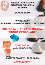 Zapraszamy na warsztaty robienia i zdobienia czekolady