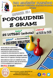 Zapraszamy na Popołudnie z grami