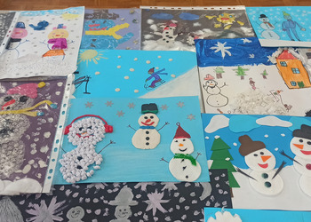 Wyniki zimowego konkursu plastycznego dla dzieci