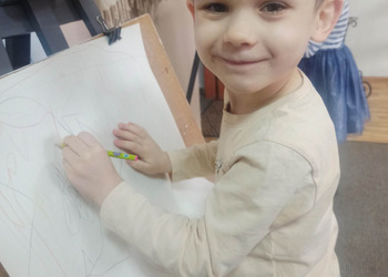 7 marca w bibliotece odbyły się zajęcia z dziećmi z przedszkola ,,U Boba” z grupy Jeżyki. 