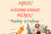 Wyniki konkursu „Między strofami…”