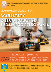 Warsztaty z LEGO robotyki i zdalnego sterowania