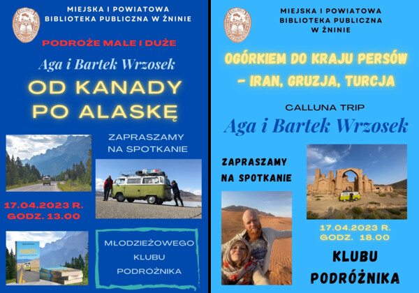 Zapraszamy na spotkania w ramach Klubu Podróżnika