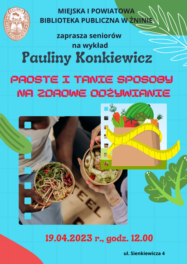 Wykład Pauliny Konkiewicz dla seniorów