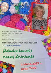 Wernisaż wystawy i warsztaty z Zofią Gawron
