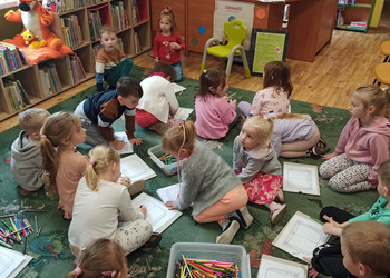 We wtorek, 16 maja w naszej bibliotece zawitała grupa 