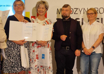 Pani Dyrektor Beata Czaczyk odebrała wyróżnienie w akcji czytelniczej MISTRZ PROMOCJI CZYTELNICTWA