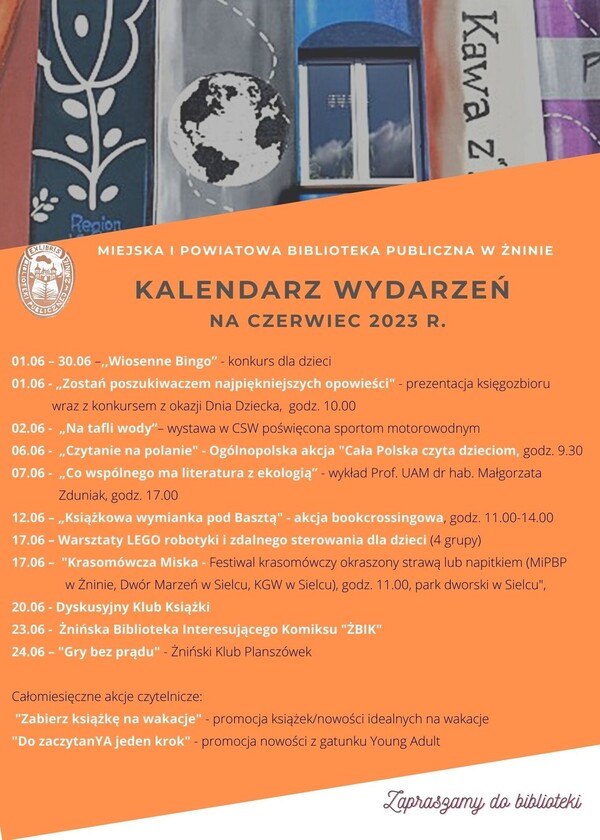 Kalendarz wydarzeń - czerwiec