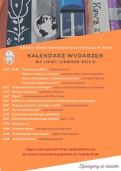 Kalendarz wydarzeń - lipiec sierpień 2023