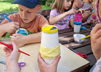 Ryżowe marakasy - zajęcia plastyczne dla dzieci