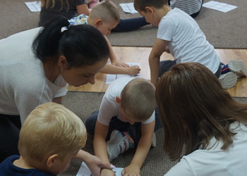 Retro zabawy w Bibliotece