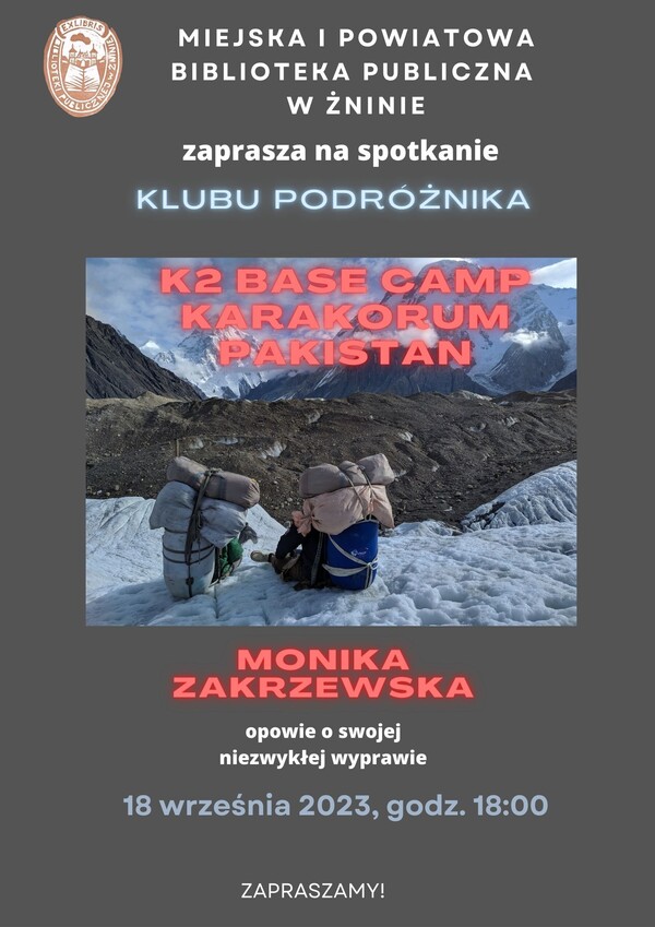 Spotkanie Klubu Podróżnika - Monika Zakrzewska