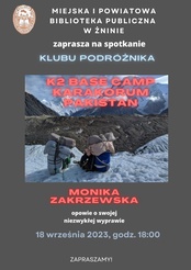 Spotkanie Klubu Podróżnika - Monika Zakrzewska