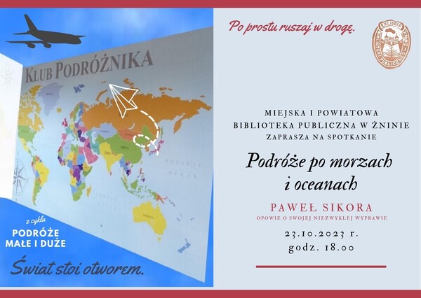 Po morzach i oceanach z Pawłem Sikorą w Klubie Podróżnika