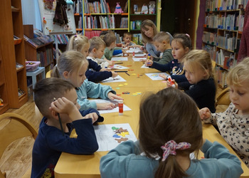 Zajęcia z przedszkolakami z grupy Jeżyki