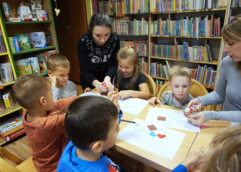 Zajęcia z przedszkolakami z grupy Jeżyki