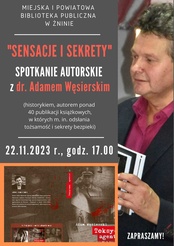 Spotkanie autorskie z dr. Adamem Węsierskim