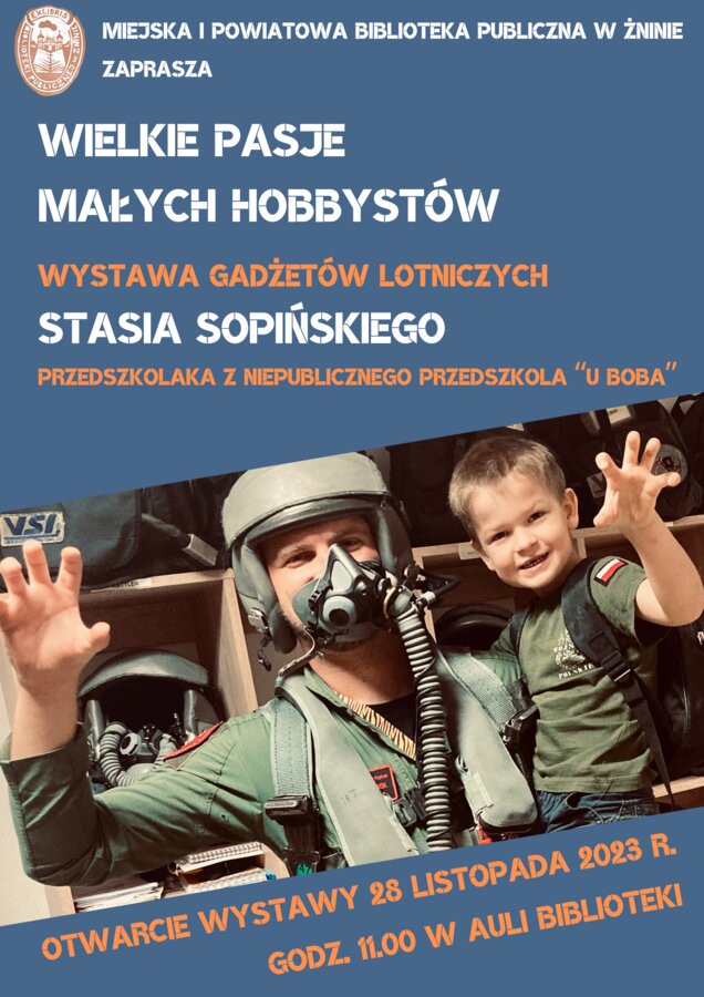 Wystawa gadżetów lotniczych Stasia Sopińskiego