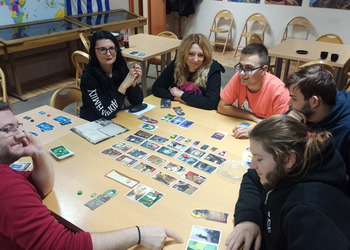 Popołudnie z grami planszowymi