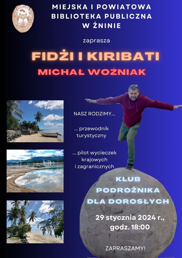 Fidżi i Kiribati czyli Klub Podróżnika z Michałem Woźniakiem