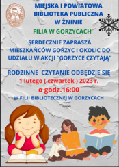 Gorzyce czytają... Zapraszamy!