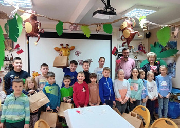 Warsztaty walentynkowe z panem Leszkiem Malakiem