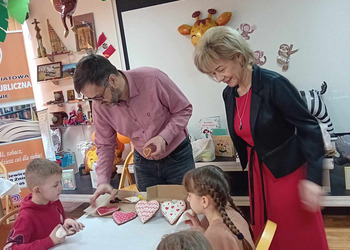 Warsztaty walentynkowe z panem Leszkiem Malakiem