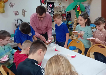 Warsztaty walentynkowe z panem Leszkiem Malakiem