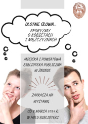 Wystawa z okazji Dnia Kobiet i Dnia Mężczyzn