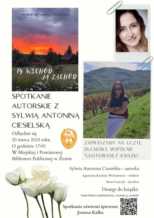 Spotkanie autorskie z Sylwią Antoniną Ciesielską