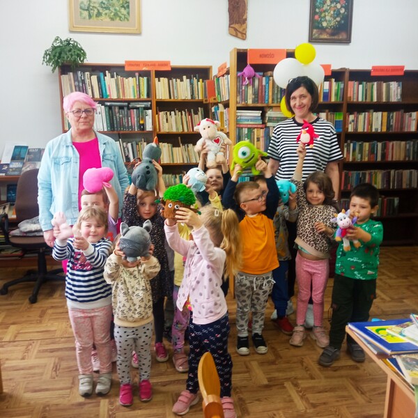 Lekcja biblioteczna w Filii bibliotecznej w Gorzycach