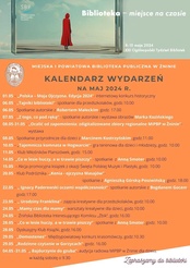 Kalendarium wydarzeń na maj 2024