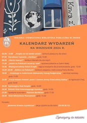 Kalendarz wydarzeń na wrzesień 2024