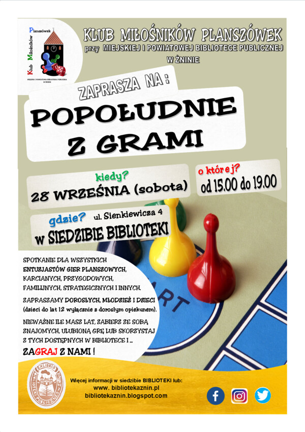 Spotkanie Klubu Miłośników Planszówek