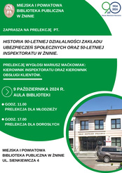 Prelekcja z okazji 90. rocznicy istnienia ZUS-u