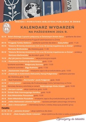 Kalendarz wydarzeń na październik 2024