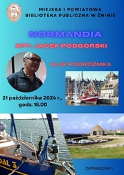 O Normandii w Klubie Podróżnika - kpt. Jacek Podgórski