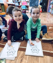 Świętujemy Dzień Kota - zajęcia z przedszkolakami w Bibliotece