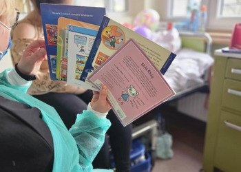 Bibliotekarze z wizytą w żnińskim szpitalu