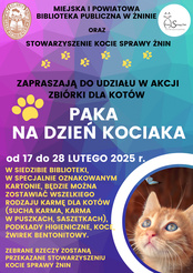 Paka na Dzień Kociaka - zbiórka dla kotów